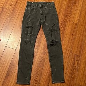 American Eagle Airflex+ Ripped Skinny Jeans